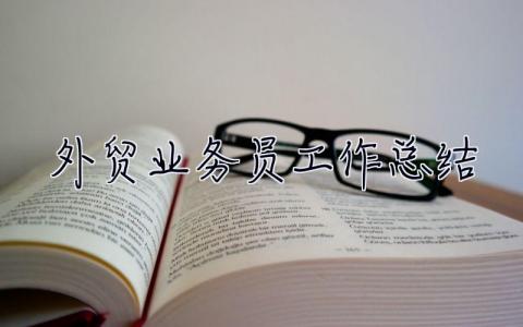 外貿(mào)業(yè)務(wù)員工作總結(jié)2020 外貿(mào)業(yè)務(wù)員工作總結(jié)2020年