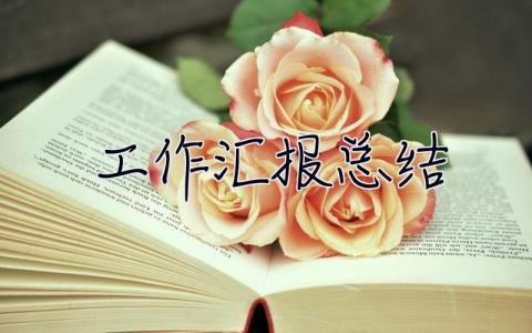 工作匯報總結 工作匯報總結怎么寫