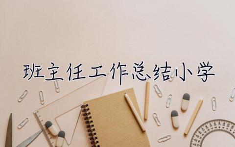 班主任工作總結(jié)小學(xué) 班主任工作總結(jié)小學(xué)三年級