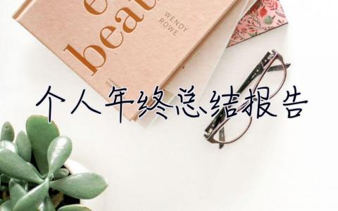 個人年終總結報告 個人年終總結報告500字