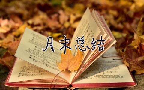 月末總結 月末總結怎么寫?