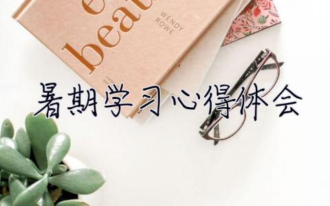 暑期學習心得體會 暑期政治學習心得體會