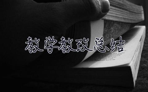 教學教改總結 教學教改總結怎么寫