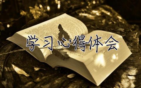 學習心得體會 學習心得體會范文