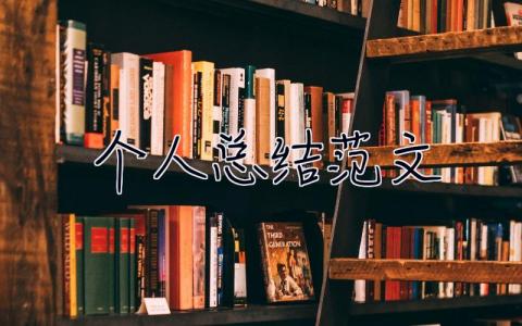 個人總結范文 個人總結范文簡短