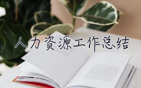 人力資源工作總結(jié) 人力資源工作總結(jié)和工作計(jì)劃