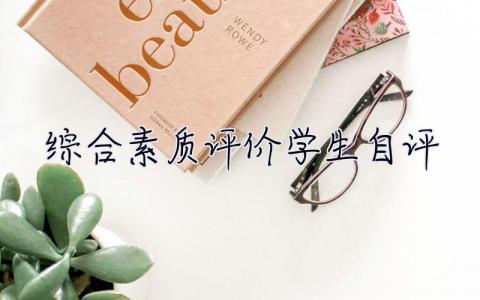 綜合素質評價學生自評 素質評價學生自評