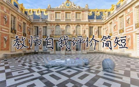教師自我評(píng)價(jià)簡(jiǎn)短 教師自我評(píng)價(jià)