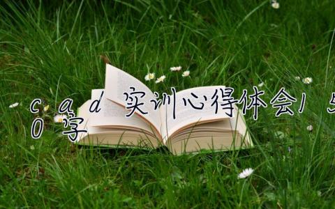cad實訓心得體會1500字 cad實訓心得
