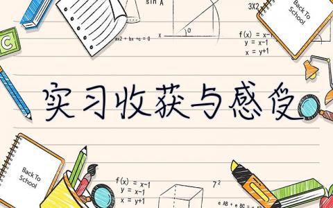 實習收獲與感受