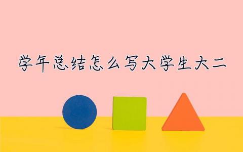 學(xué)年總結(jié)怎么寫大學(xué)生大二 學(xué)年總結(jié)怎么寫大學(xué)生