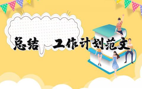 總結及工作計劃范文 優(yōu)選17篇