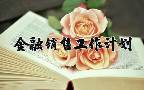 金融銷售工作計劃 金融銷售工作計劃范文（優選7篇）