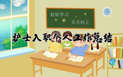 護士入職個人工作總結 護士入職工作小結(優選10篇)