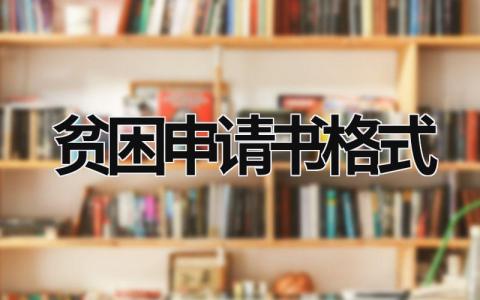貧困申請書格式 學生個人貧困申請書格式 (11篇）