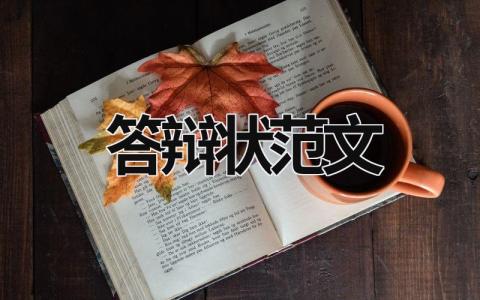 答辯狀范文 被起訴離婚答辯狀范文 (16篇）