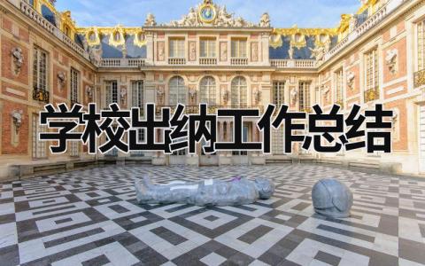 學校出納工作總結 學校出納工作總結和計劃 (17篇）