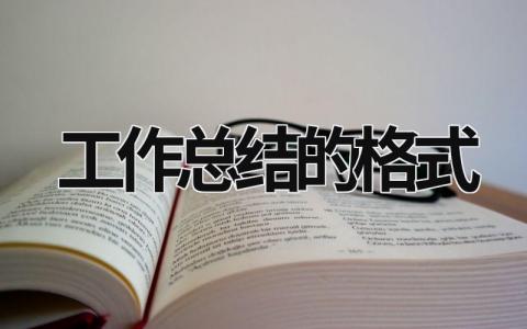 工作總結(jié)的格式 工作總結(jié)的格式字體 (11篇）
