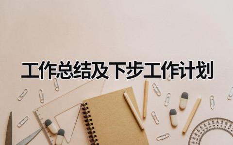 工作總結及下步工作計劃 工作總結及下步工作計劃模板 (17篇）