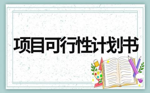 項目可行性計劃書 項目可行性計劃書模板范文 (21篇）