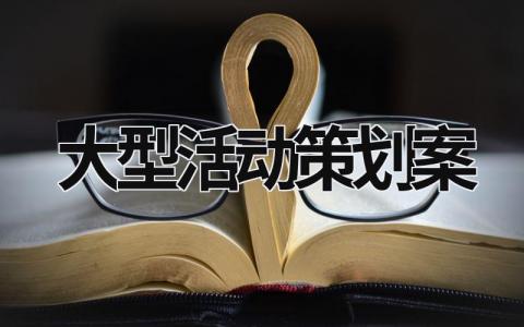 大型活動策劃案 幼兒園大型活動策劃方案 (17篇）