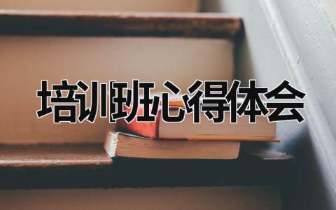 培訓(xùn)班心得體會 黨校培訓(xùn)班心得體會 (18篇）