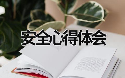 安全心得體會 安全心得體會怎么寫 (21篇）