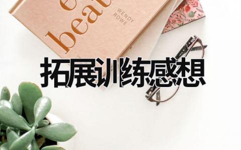 拓展訓練感想 拓展訓練感想300字 (20篇）