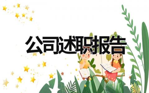 公司述職報(bào)告 公司述職報(bào)告怎么寫個(gè)人簡介模板 (18篇）