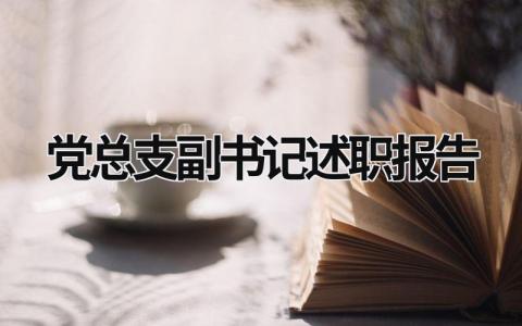 黨總支副書記述職報(bào)告 黨總支副書記述責(zé)述廉報(bào)告 (17篇）