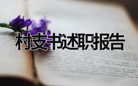 2023年村支書述職報告 2023年村支書述職報告講話稿 (19篇）