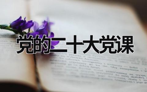 黨的二十大黨課
