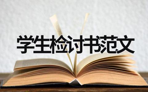 學(xué)生檢討書范文