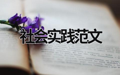 社會實踐范文